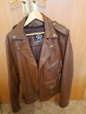 Real leather biker for sale  WALSALL
