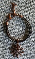 Brown leather bangle for sale  Somers