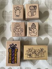 Christmas wooden stamps for sale  DONCASTER