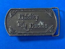 Vintage fidelity buckle for sale  Melbourne