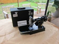 Vintage 1950 SINGER Featherweight Portable Electric Sewing Machine  221-1 CASE for sale  Saint Louis