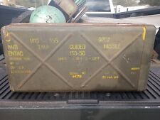 Caixa de munição vintage militar tanque guiado míssil caixa de metal bomba armadura marca comprar usado  Enviando para Brazil