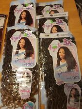 Lote de 5 trenzas Angels Feather Lite pre en bucle hechas a mano de 18 pulgadas Goddess Locs segunda mano  Embacar hacia Argentina