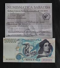 banconota 500000 lire usato  Orsago