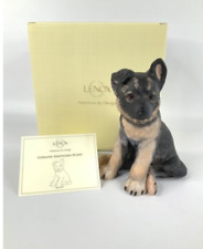 Lenox*Filho de pastor alemão*Estatueta de porcelana*Raça de cachorro colecionável* Caixa/certificado. comprar usado  Enviando para Brazil