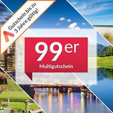 Multi Hotel Gutschein 3 Tage Kurzurlaub 2 Personen über 100 Hotels Animod 99er   gebraucht kaufen  Köln