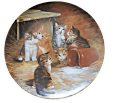 Wandteller zierteller katzenmo gebraucht kaufen  Kalbe (Milde)