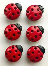 15mm ladybird buttons for sale  BRENTWOOD
