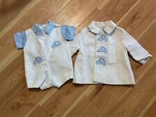 Juego de mamelucos vintage TINY TOTS ORIGINALES 2 piezas bebé niño talla 6/12 meses segunda mano  Embacar hacia Argentina