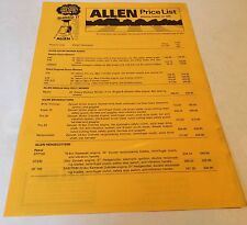 Allen power equipment for sale  Shipping to Ireland