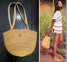 Boho straw tote for sale  New York