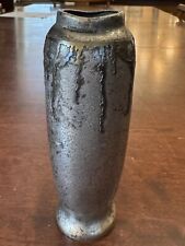 Vintage Arts & Crafts Silver Crest Sterling Decorated Bronze Vase 7 1/8”  #2025 for sale  Shipping to South Africa