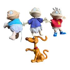 Rugrats Nickelodeon Figurki zabawkowe 3 Tommy Pickles Spike The Dog Viacom 1999 VTG na sprzedaż  Wysyłka do Poland