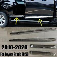 Para Toyota Prado FJ150 2010-2021 Chrome prata porta lateral moldura tampa acabamento, usado comprar usado  Enviando para Brazil