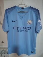 Camiseta Manchester City Hombre Ciudad Original Nike Casa Camiseta 18-19 Temporada Talla L segunda mano  Embacar hacia Argentina