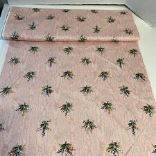 Tecido Moire Vintage EUA Margem Designs Floral e Rosa 7 Jardas X 55” LAVADO, usado comprar usado  Enviando para Brazil