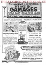 1932 Advertising GAMAGES Xmas Bazaar Brinquedos e Modelos Vintage Estampa Original AD 708/56 comprar usado  Enviando para Brazil