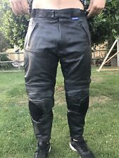 Hunter Men’s Motor Bike Leather Trousers Small 40 Genuine for sale  Shipping to South Africa