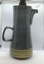 Denby Bokhara Kismet Green 12.5” 31.5cm Coffee Pot 1970s Retro Vintage Large for sale  NORWICH