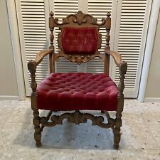 red upholstered chair for sale  Fresno