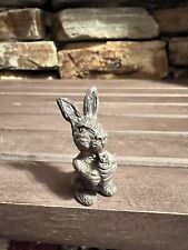 Handcrafted pewter bunny for sale  Chappells