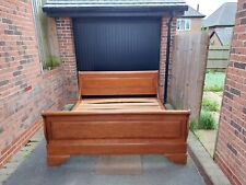 Wooden sleigh bed for sale  RUGBY