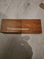 Wein thermometer holzbox gebraucht kaufen  Dahlenburg