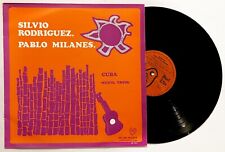 SILVIO RODRIGUEZ PABLO MILANES Cuba Nueva Trova LP Álbum de Vinil 1978 MÉXICO comprar usado  Enviando para Brazil