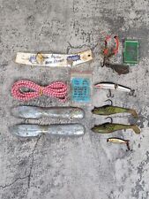 Lote de accesorios vintage para señuelos y anzuelos de pesca suministros de pescado segunda mano  Embacar hacia Mexico