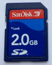 Used, Sandisk 2GB SD MEMORY CARD - Tracked Postage for sale  Shipping to South Africa
