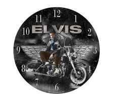 Reloj de pared coleccionable Elvis Presley "Harley Davidson Motorcycle" 12" con licencia segunda mano  Embacar hacia Argentina