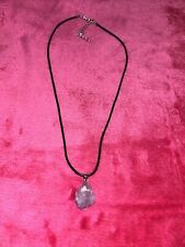 Raw amethyst pendant for sale  Ireland