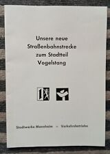 Strassenbahn mannheim vogelsan gebraucht kaufen  Frankfurt