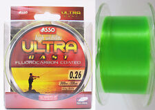 Asso Ultra Cast Coated Fluorocarbon Fishing Line Green 300 m Spools Sizes New  for sale  Shipping to South Africa
