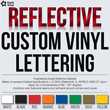 Custom reflective vinyl for sale  Morris