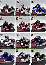 114 Styles Jordan 1 High & Low Mini Sneaker Key chain | Shoe box optional for sale  Shipping to South Africa