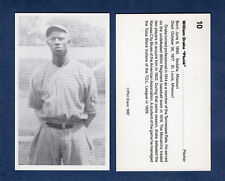 Negro League Greats: #10 WILLIAM "PLUNK" DRAKE (1987 Phil Dixon) limited edition, used for sale  Shipping to South Africa