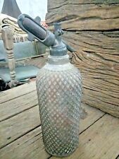 Antiguo Vintage Garrafas Soda Botella Fabricado En Checoslovaquia Malla 35.6cm segunda mano  Embacar hacia Argentina