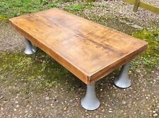 Vintage Rustic Pine Top Coffee Table for sale  Shipping to South Africa