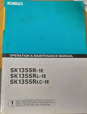 Kobelco operation manual for sale  CHELTENHAM
