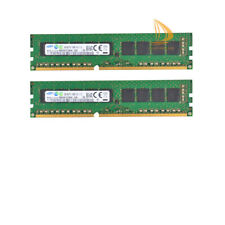 Kits de memória RAM DIMM desktop Samsung 2x 8GB 2RX8 PC3-10600E DDR3-1333Mhz CL9 memória ECC comprar usado  Enviando para Brazil