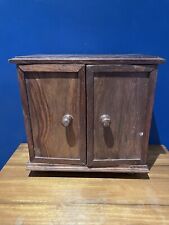 Used, Vintage Solid Wood Table Top Small Cabinet for sale  Shipping to South Africa