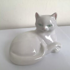 white cat ornament for sale  DEESIDE