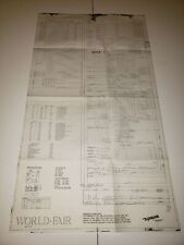 Used, Gottlieb WORLD FAIR Pinball Schematic for sale  Shipping to South Africa