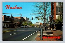 Nashua NH-New Hampshire, Scenic Road View, Antique, Vintage Souvenir Postcard for sale  Shipping to South Africa