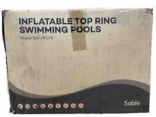 Piscina inflável anel superior Sable 10x30 SA-HF078, usado comprar usado  Enviando para Brazil