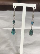 Abalone shell earrings for sale  CROWBOROUGH