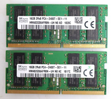 Lote 2x 16GB (32GB) SK Hynix HMA82GS6AFR8N-UH PC4-19200 2400MHz SODIMM RAM, usado comprar usado  Enviando para Brazil