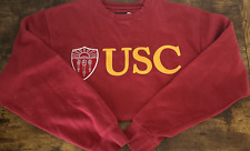 USC Trojans Crewneck Sweatshirt Men's Size XS Embroidered Red for sale  Shipping to South Africa