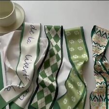 Bufanda larga estrecha banda vintage cinta de pelo estilo bufanda cabello segunda mano  Embacar hacia Mexico